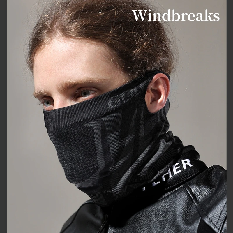 

Autumn Winter Outdoor Sports Warm Riding Mask Men's Cycling Breathable Hanging Ear Headscarf Windproof