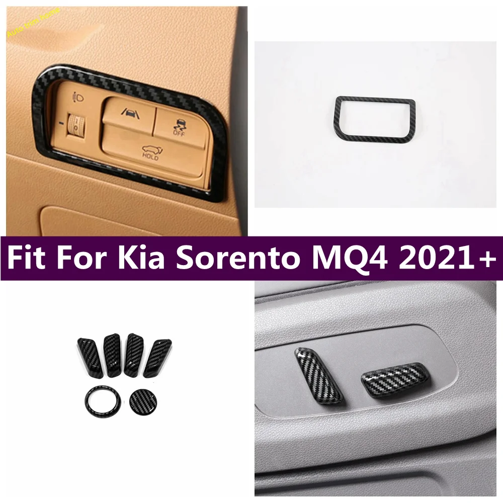 

Head Light Lamp Control Switch Seat Adjustment Memory Button Cover Trim Fit For Kia Sorento MQ4 2021 2022 2023 Car Accessories