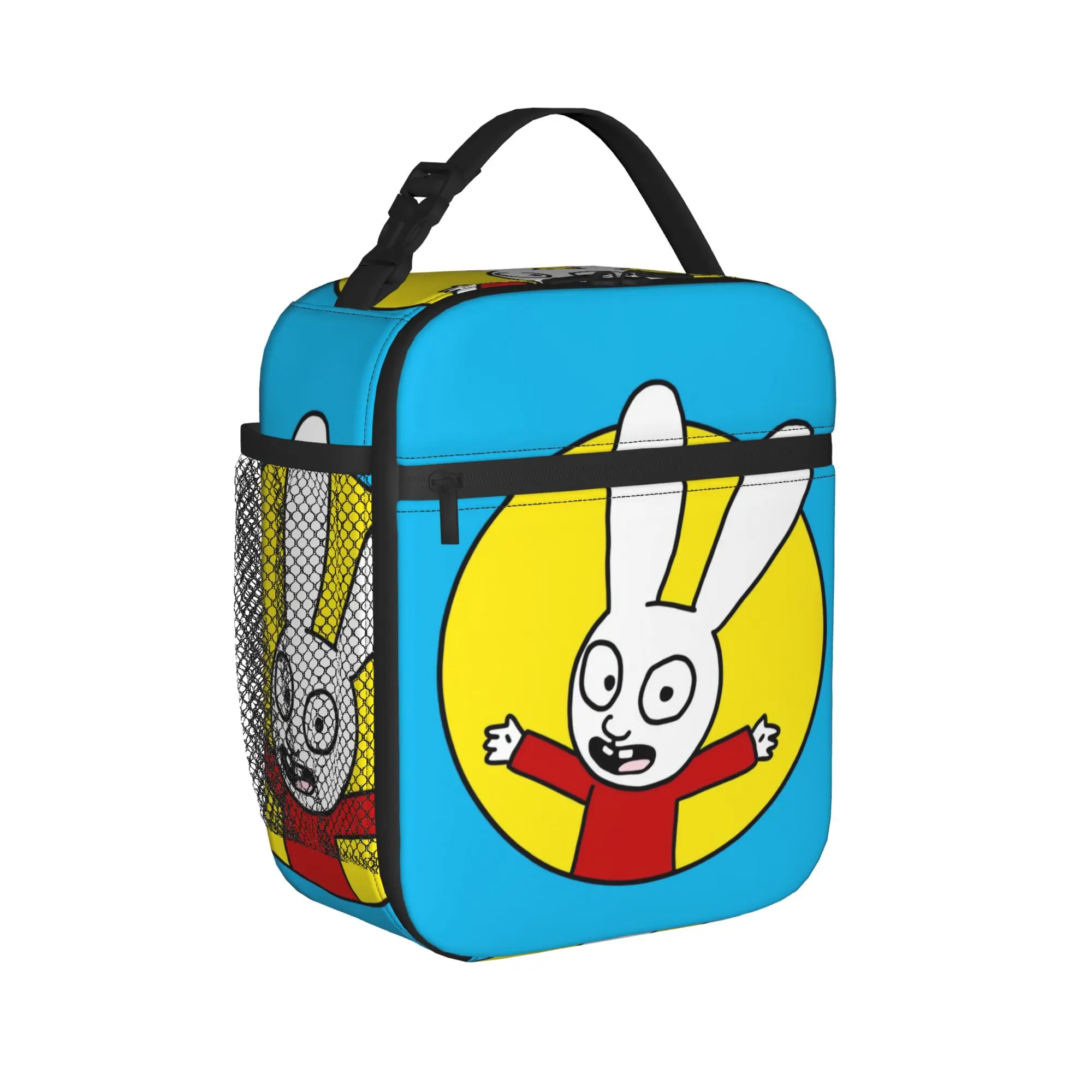 Simon Super Rabbit Lunch Bag For Unisex Lunch Box Funny Office Cooler Bag Portable Insulated Waterproof Thermal Lunch Bags