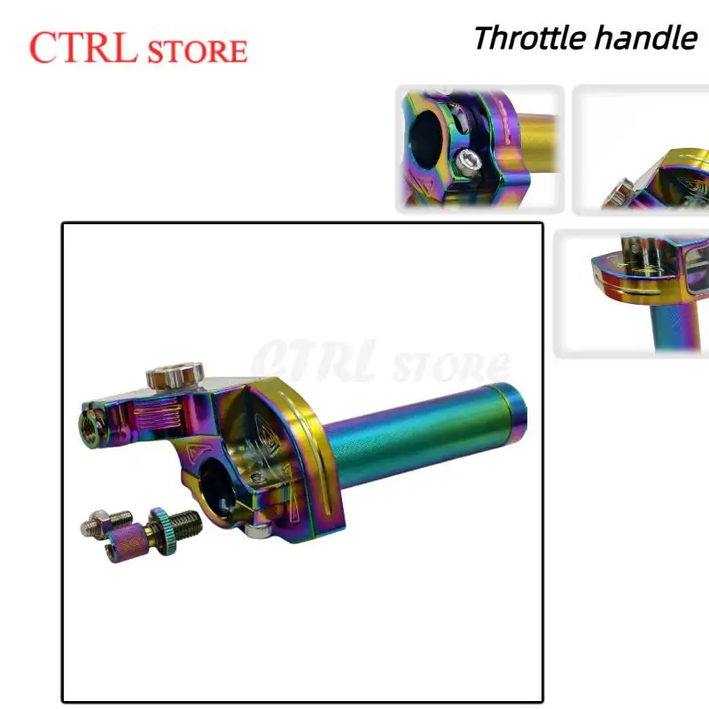CNC aluminum adjustable motorcycle throttle grip, capable of rapid rotation, suitable for ATV UTV retrofit accessories