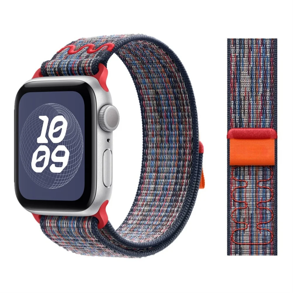 

Нейлоновый спортивный ремешок для Apple Watch, браслет-петля 49 мм, для iWatch S11 S10 S9 S8 S7 S6 5 4 3 SE2 Ultra 2 46 мм 45 мм 44 мм 41 мм 42 мм