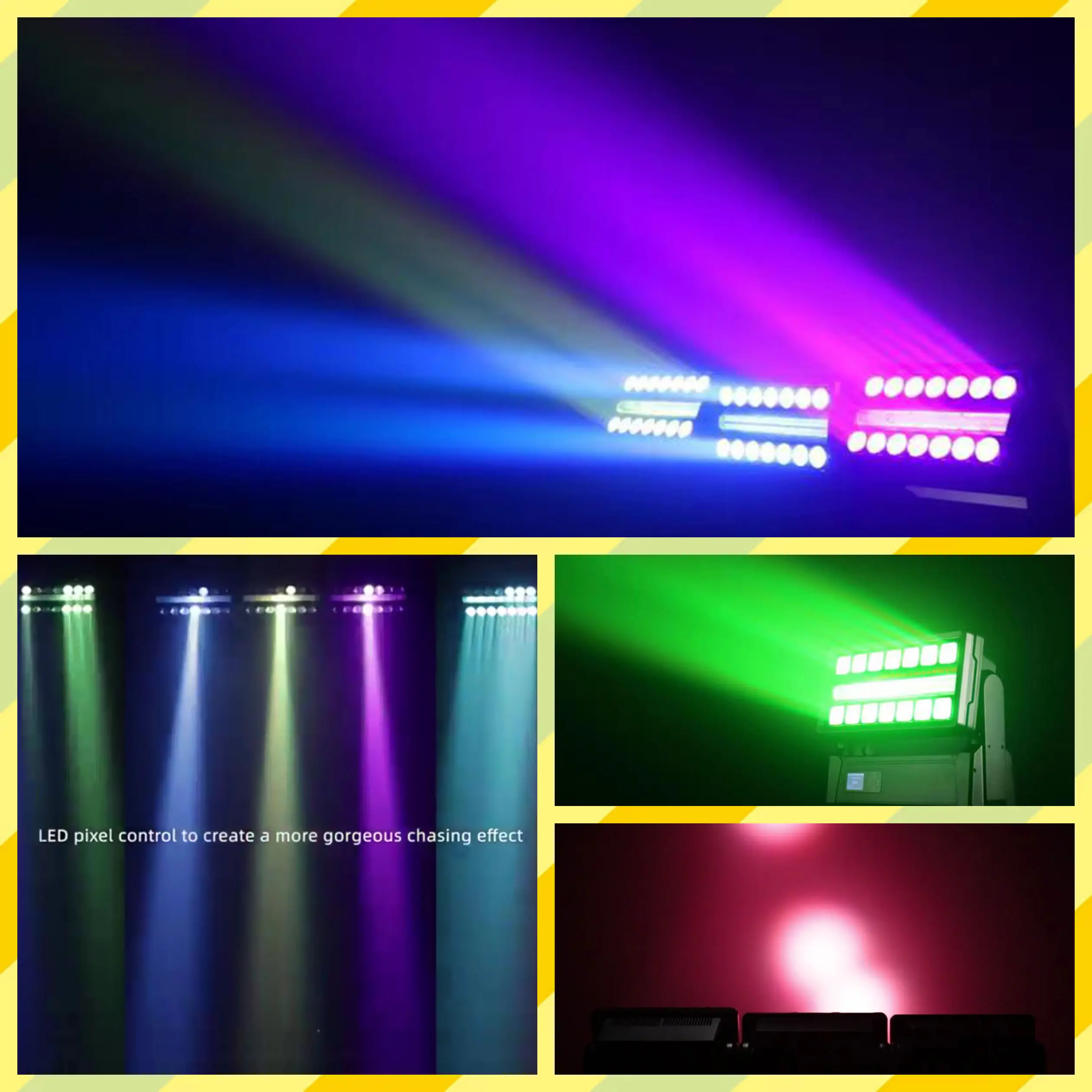 LED Stage Light 96x10W Cool White 14x40W RGBW Waterproof DMX512 RDM Strobe 16bit Dimming 180° Tilt for Event Theater Lighting