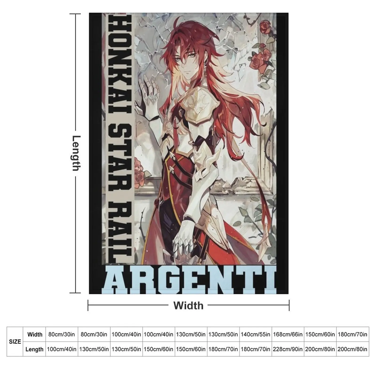 Argenti - Honkai Star Rail Throw Blanket Furry Nap Blankets