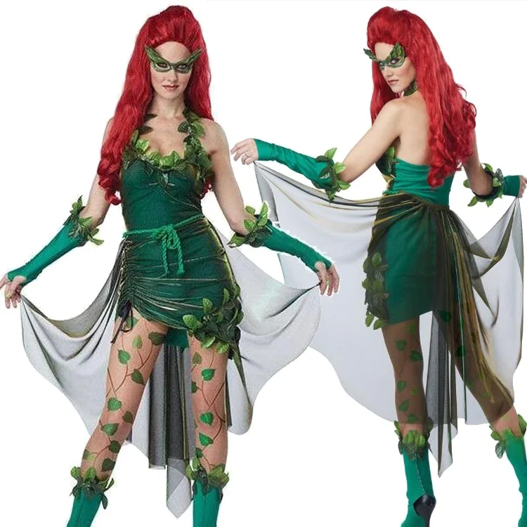 een Fairy Halloween-kostuum Boomprestatie-outfit Rollengang Elf-pak voor dames Lente 2023, toneelkostuum