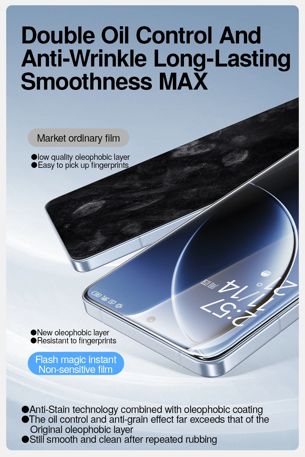SmartDevil Staubfreie Kabinen-Hartglasfolie für Xiaomi 15 14, Redmi K80 Ultra HD-Displayschutzfolie für Poco F7 Ultra F7 Pro – Detail 7