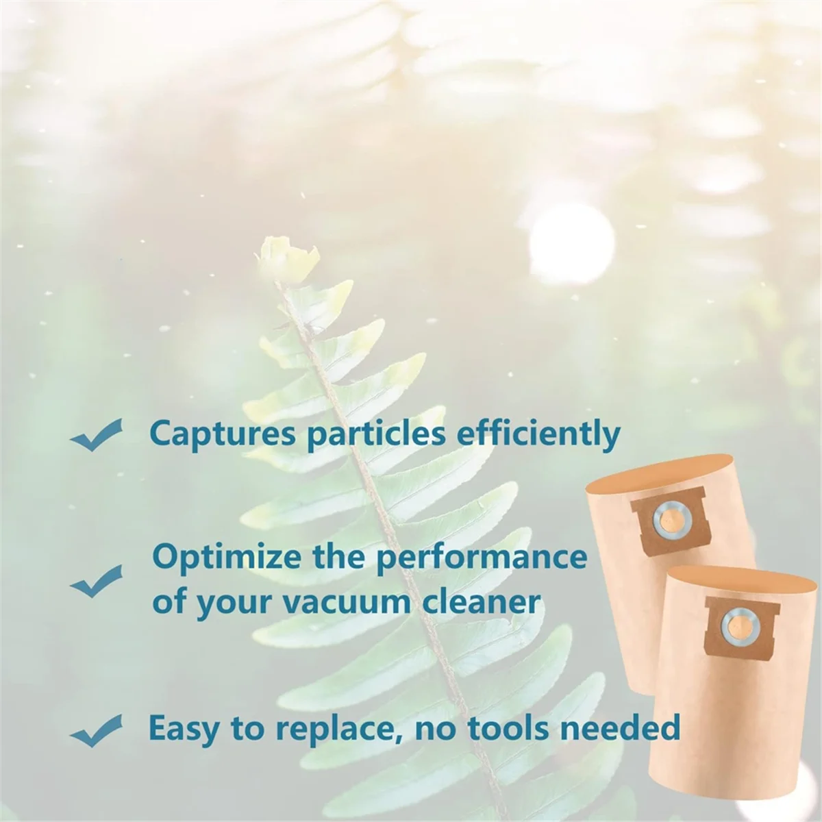 12 Pak Kantong Debu DXVA19-4101 untuk DeWalt 6-10 Galon Penyedot Debu Toko Basah/Kering DXV06P DXV09P DXV10P DXV10S DXV10SA DXV10SB