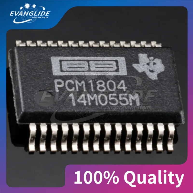2 PCS/LOT PCM1804DB PCM1804DBR SSOP-28 Data Acquisition Audio Stereo Converter