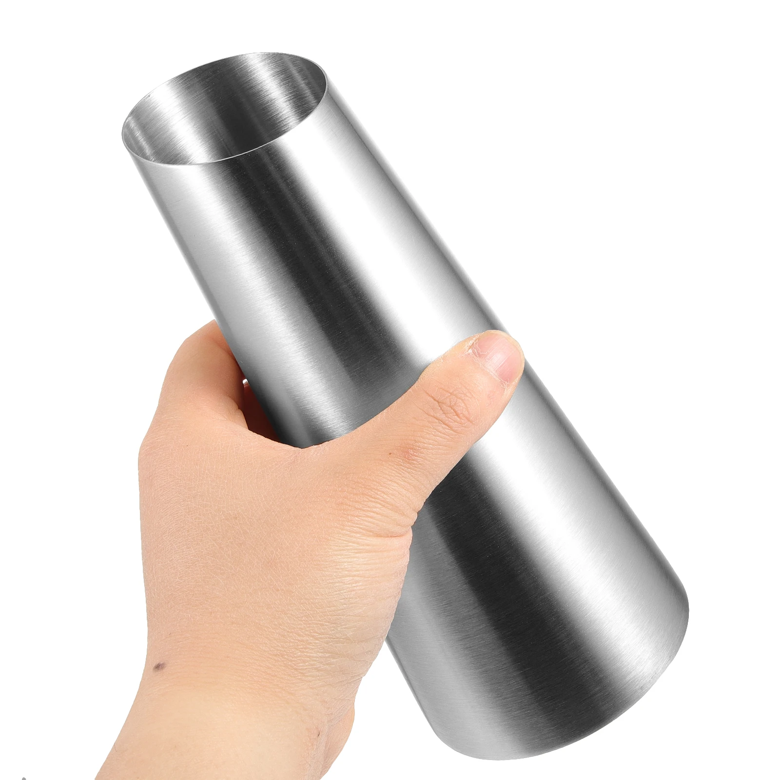 

Stainless Steel Flowers Flower Vase Small Metal Flowerpot Desktop Home Decor Home Supplies Centerpiece Modern Silver