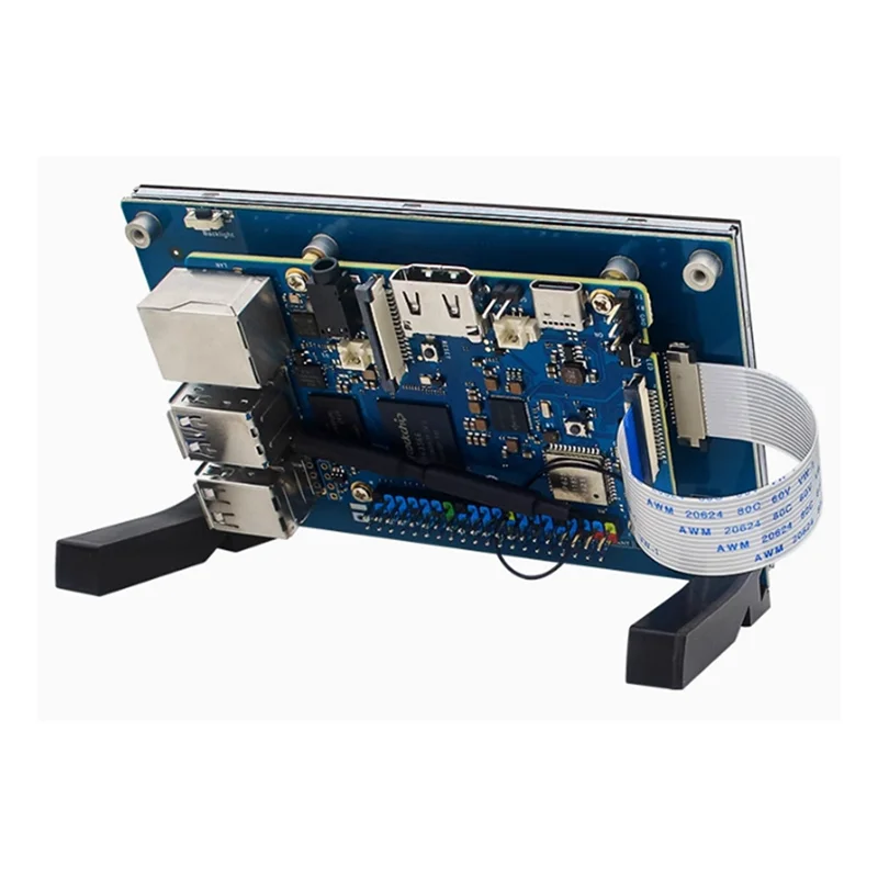 Nuevo-pantalla táctil naranja Pi IPS pantalla táctil naranja Pi IPS Panel de Monitor de pantalla IMIPI adecuado para placas Orange Pi 3B de 7 pulgadas