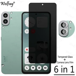 Privacy Screen Protector For Nothing CMF Phone 1 Anti-Spy Glass Nothing CMF Phone 1 Camera Glass For Nothing CMF Phone 1 Glass