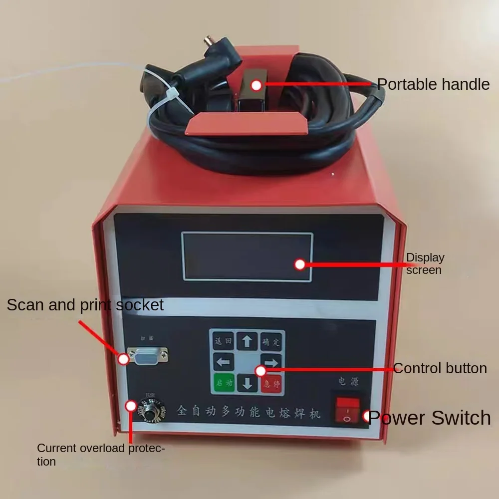 High-grade PE capacitive welding machine Automatic gas pipeline PE pipe steel wire mesh pipe welding machine