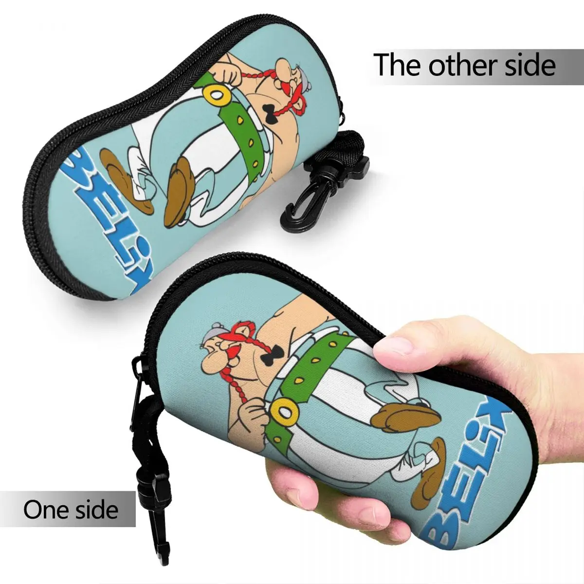 Asterix-and-Obelix Glasses Case Anti-Fall 80s Comic Glasses Protector Protector Glasses Box