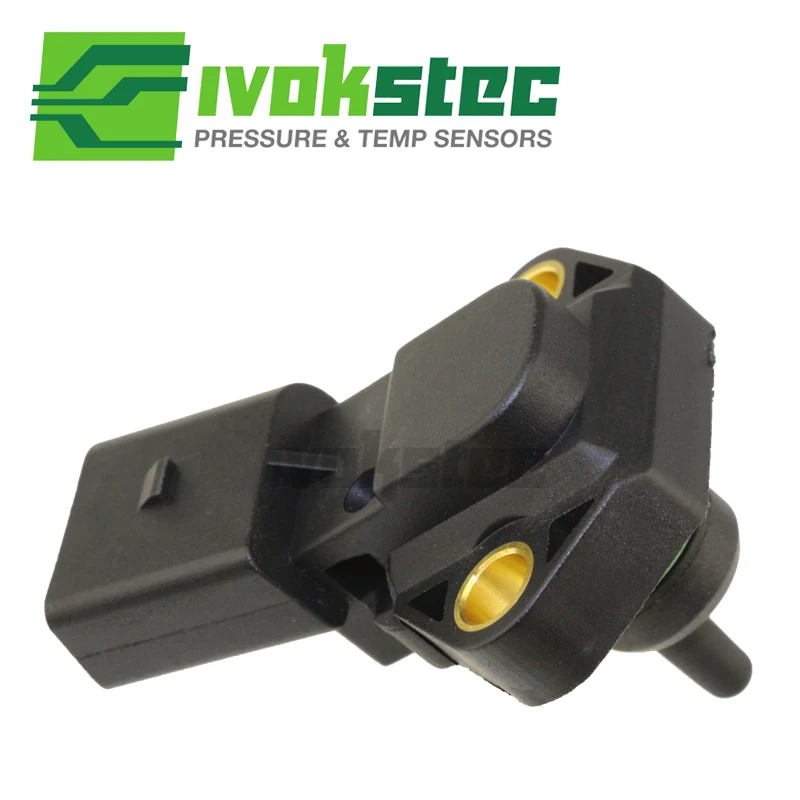 3-barowy czujnik wlotu powietrza Turbo Boost Pressure MAP Sensor do VW Bora 1J2 Golf IV 1J1 1.9 TDi 0 281 002 394 038 906 051A — zdjęcie 3