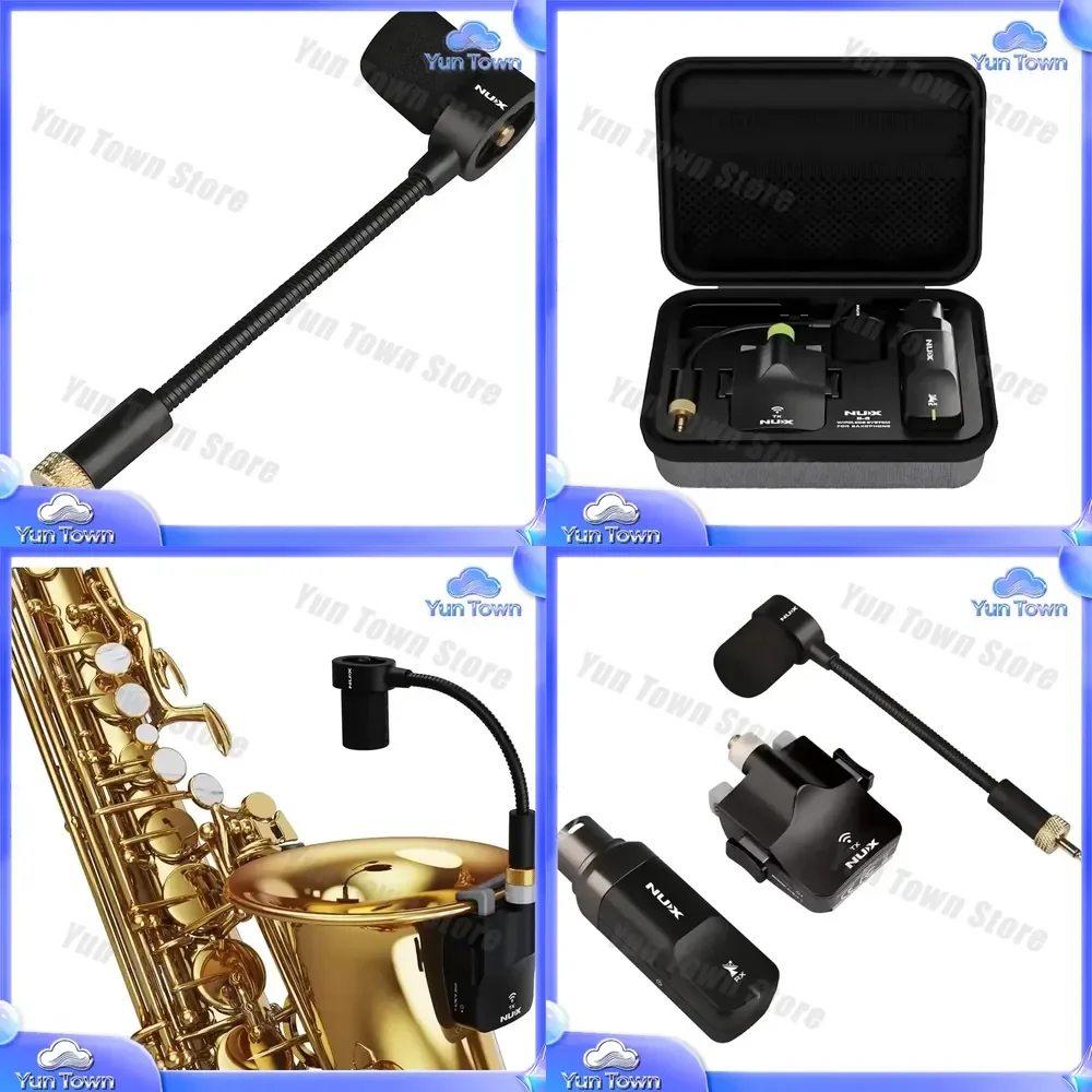 Wireless Microphone for B6 High Resolution 24-bit 44.1kHz 2.4GHz Saxophone Audio Conference System