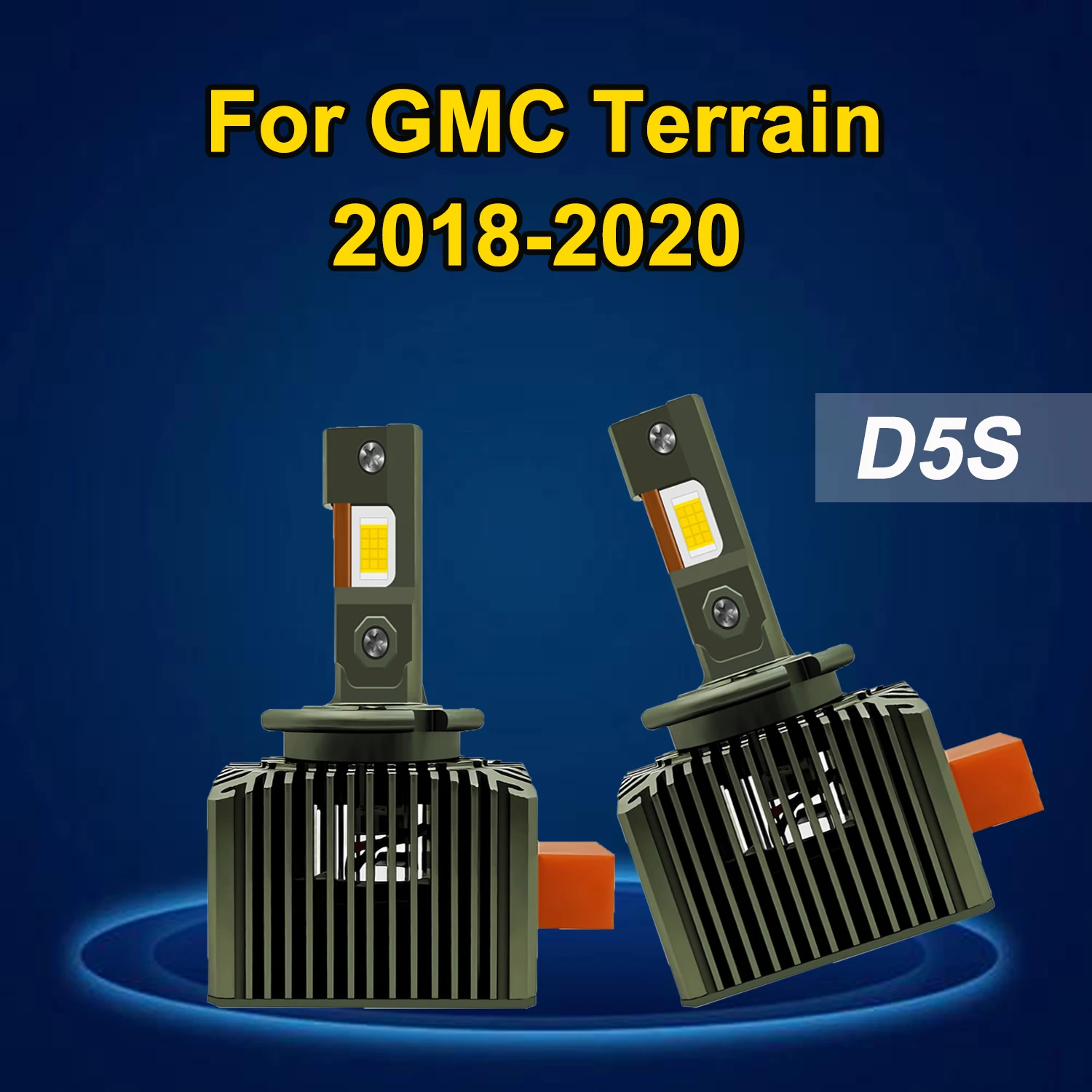 

2x D5S LED Headlight Bulbs Hi-Lo For GMC Terrain 2018-2020 Replace Xenon HID Super bright 6000k