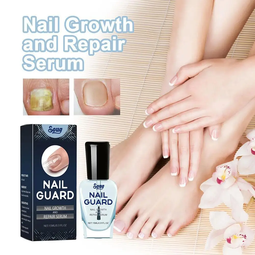 Líquido reparador de unhas para casa, Creme nutritivo nutritivo, Soro de reparação de unhas suave, Dedo e Toe Nail Care, R1n1