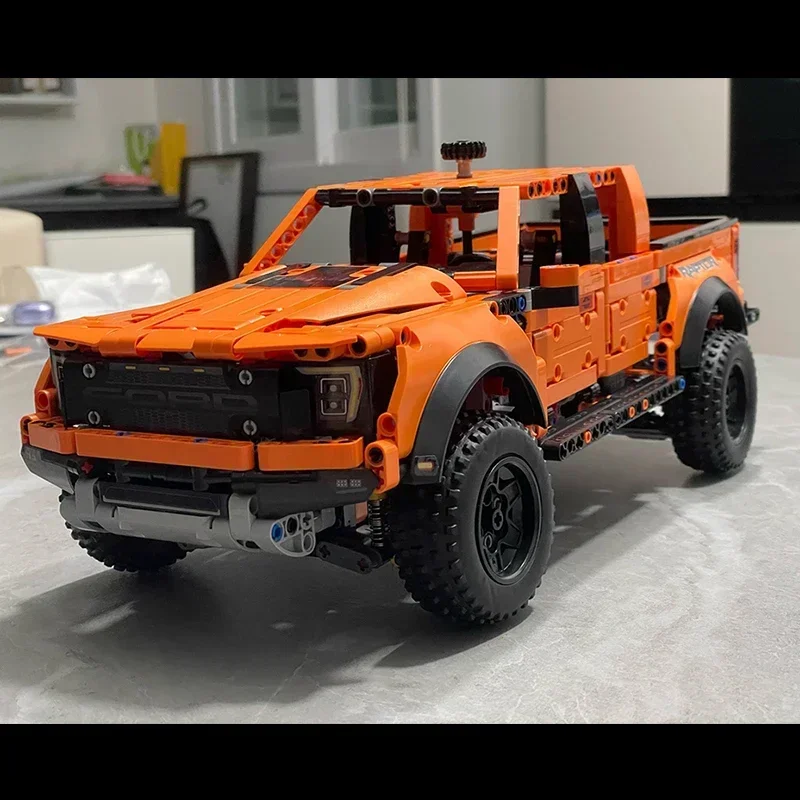 Technical 1:10 F-150 Raptor Off Road Car Super Racing Compatible 42126 DIY Vehicle Assemble Building Blocks Bricks Toys Gift Kid