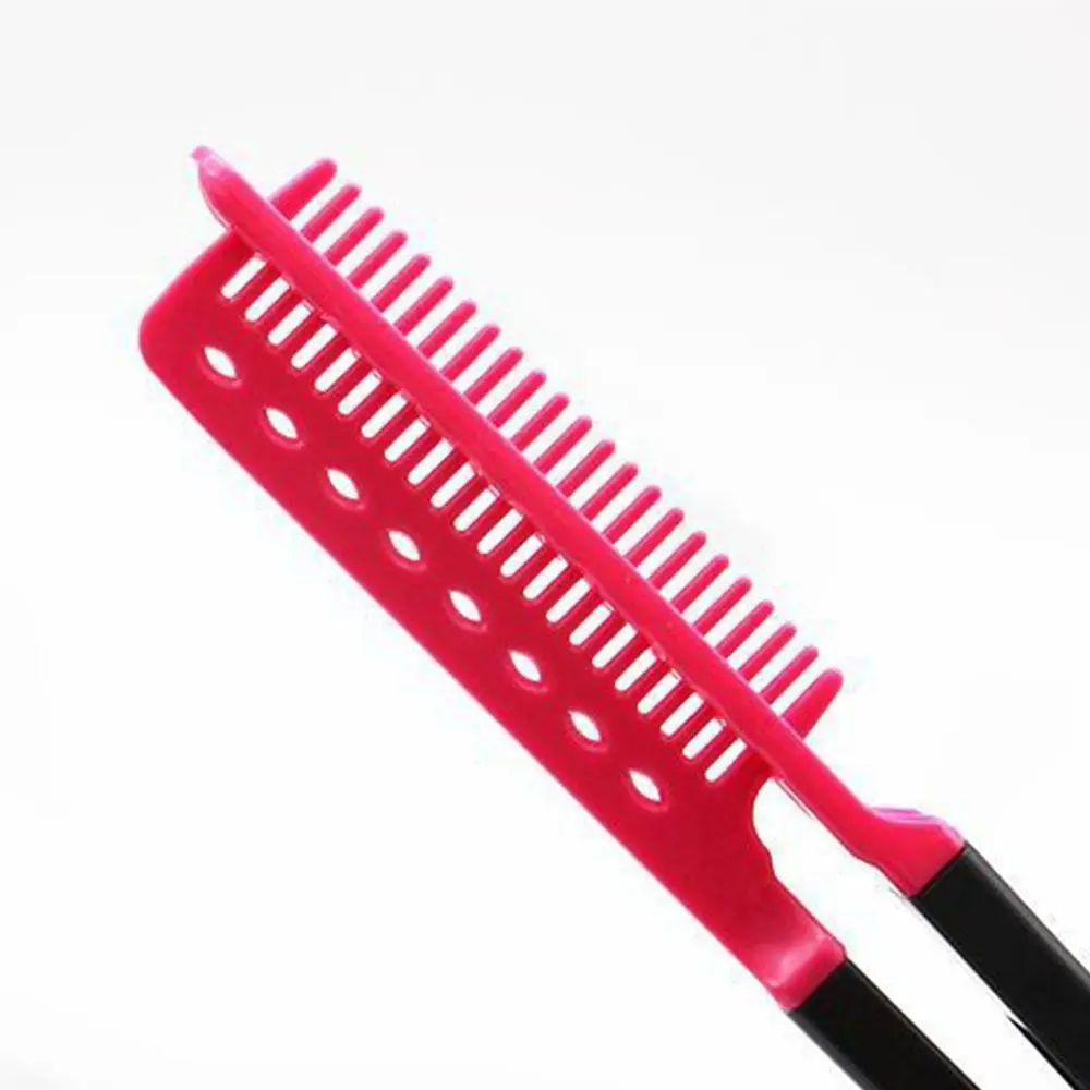 V Type Folding Hair Straightener Comb Travel Hair Comb Hairdressing Comb Hair Root Fluffy Artifact Styling Tool Barber Accessory