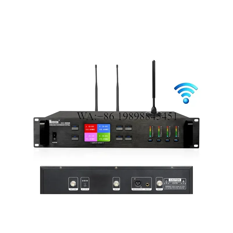 WMWMNU Professional Fully Digital Audio Wireless Conference Mic for Meeting and Discussion System