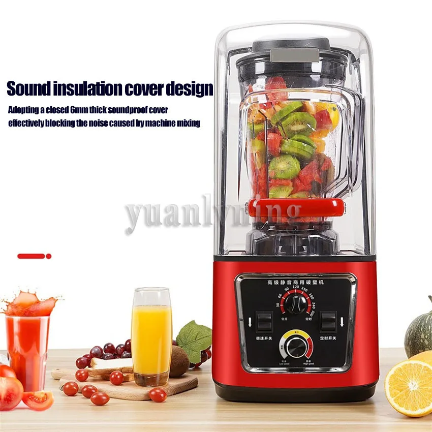 2200W Professional Blender Baby Food Maker Blender Soundproof Shield For Your Needs Of blender Shakes Smoothies & Food  Grinder