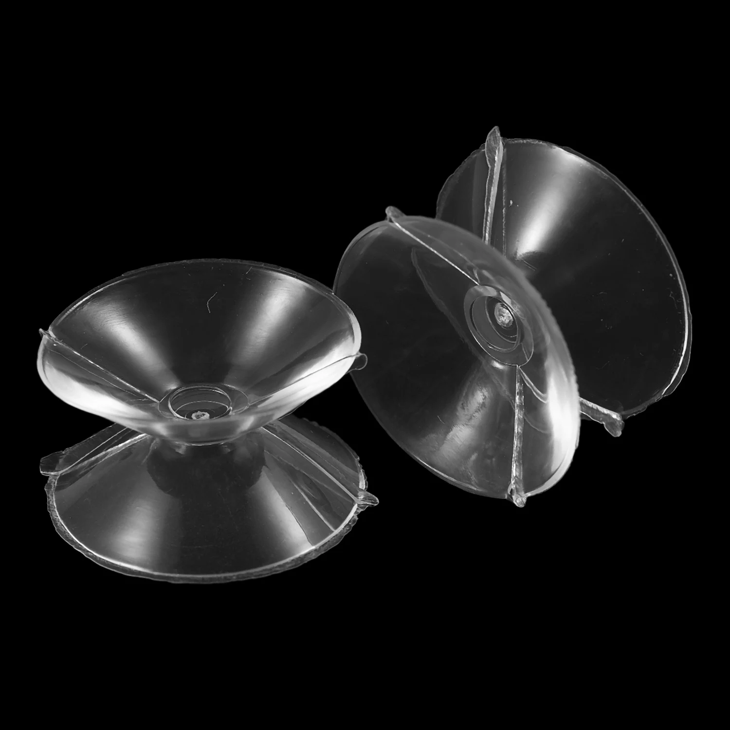 10 x Air suction cup Double sided silicone for Aquarium fish