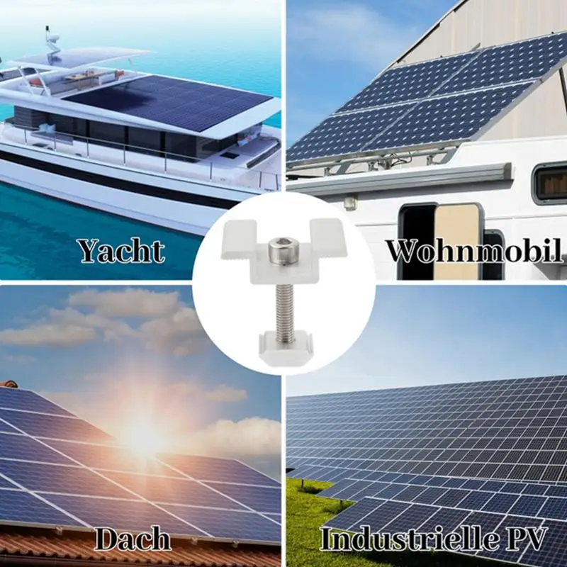 Aluminum Alloy Solar Mounting Bracket 1/3Pcs Universal Fit for Framed Frameless Panel Flat Roof Free Shipping