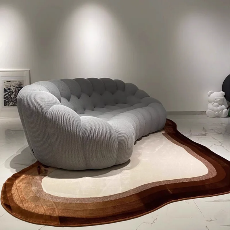 Couch Nordic Sofa Modern Compression Sofa Football Bubble Special-shaped 3-seater Sofas Living Room Single Sofas Home Furniture
