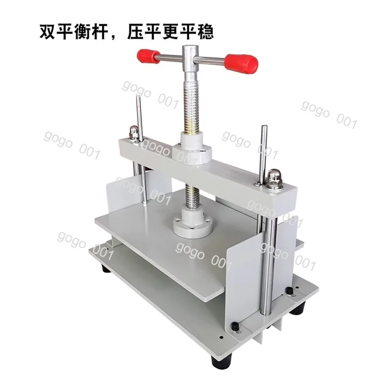 Manual Paper Press Machine for Invoice Book Binding, Financial Document & Ad Sheet Flat Press, Office Desktop Paper Flattener