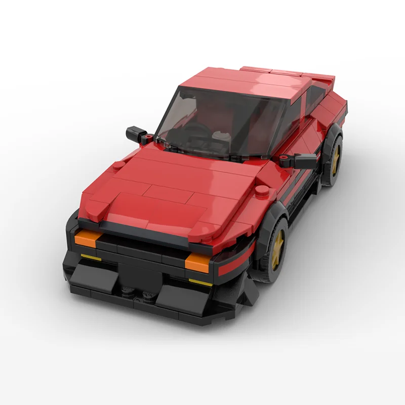 314 Uds MOC Toyota GT Apex ciudad roja campeones modelo regalo de Navidad juguetes de construcción bloques arquitectura montar ladrillo creativo niños