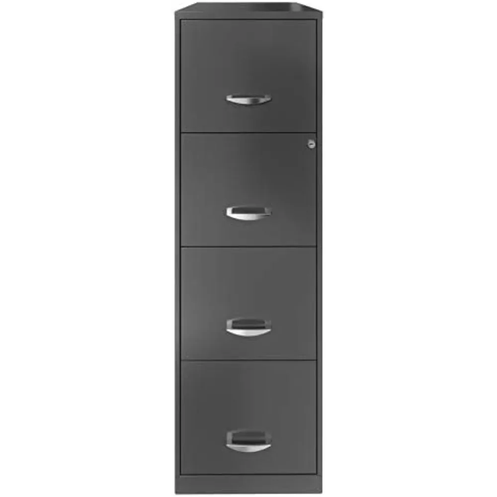 

Металлический шкаф для документов с 4 выдвижными ящиками, ширина 18 дюймов, серый, предварительно собранный