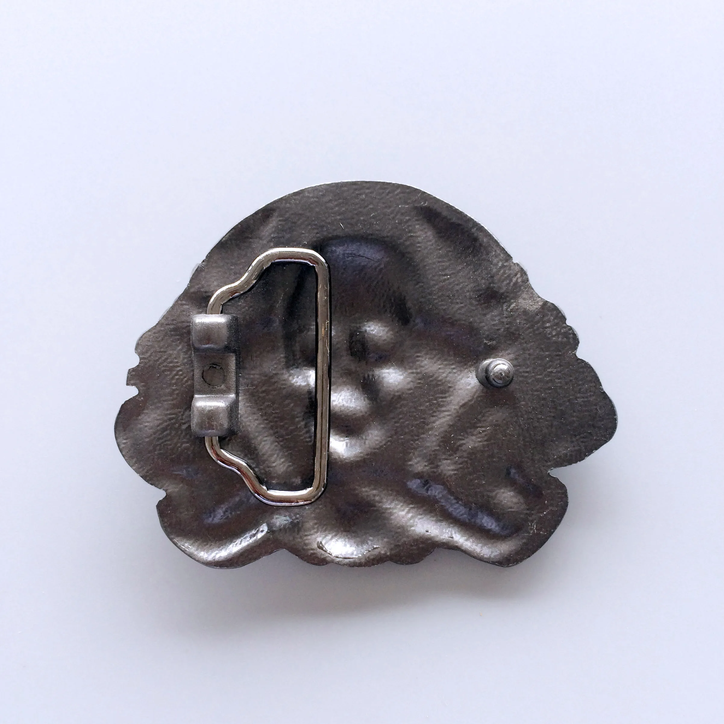 New Vintage Enamel Skull Belt Buckle also Stock in US BUCKLE-SK038 Free Shipping