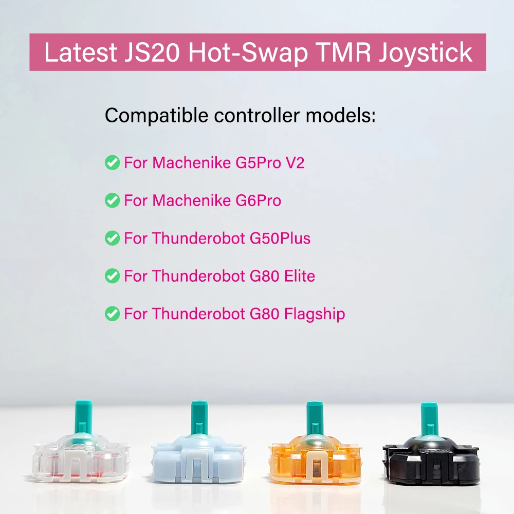 2/8 szt. K-Silver JS20 TMR Hot Swap Joystick do kontrolera mechanicznego G5Pro V2 G6Pro, joystick TMR z wieloma opcjami dotykowymi — zdjęcie produktu 6