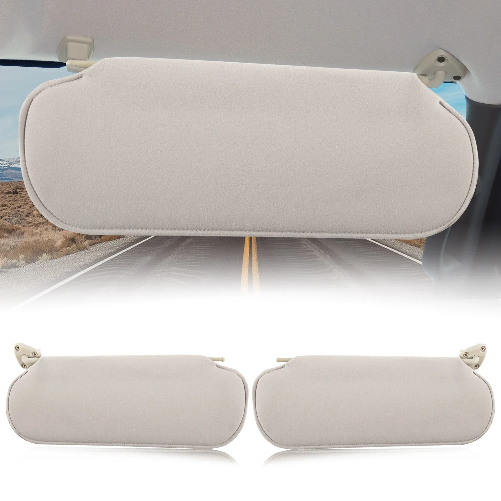 

Pop Car Sun Visor Fit For Chevrolet Express GMC Savana 1500 2500 3500 1999-2019 Cover Plate For Blocking Sunlight 84054688 84054