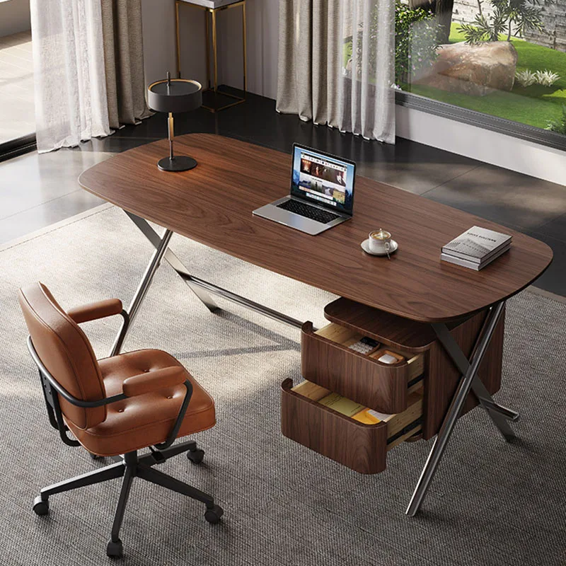 Luxury Executive Office Desk Minimalist Aesthetic Display Design Multifunctional Office Desk Modern Long Ufficio Home Furniture