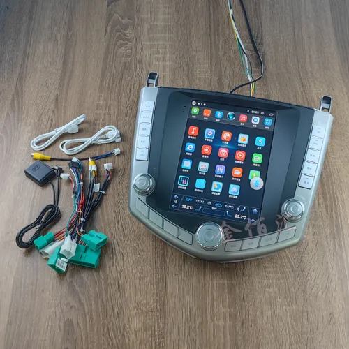 Imagen 2 del producto Reproductor Multimedia con pantalla Tesla para coche, autorradio estéreo con navegación GPS, grabadora de cinta, Android 10, CARPLAY, para BYD S6 2011-2017