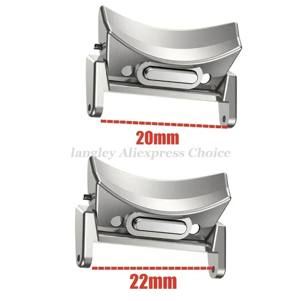 22mm 20mm Quick Fit Connector for Samsung Galaxy Watch6 5 4 Series Metal Strap Steel Adapter for Galaxy Watch Band Accessories