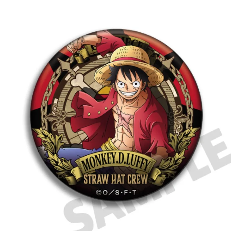 Anime giapponesi One Piece Rufy Ace Distintivo pettorale con fantasia di bel cartone animatoPipferiche anime Piccolo regalo