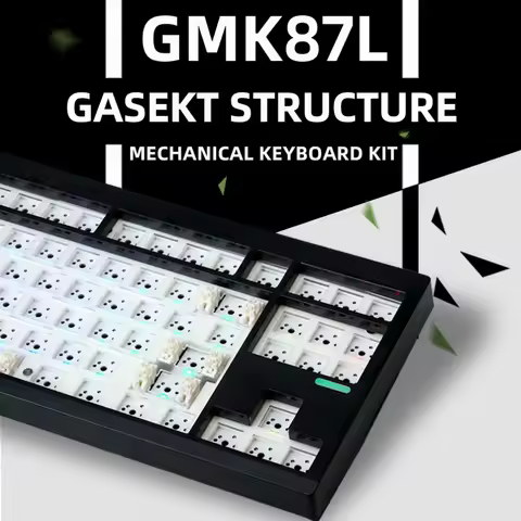 ZUOYA GMK87-L 3Mode Custom DIY BT/2.4G/USB-C Wireless Mechanical Keyboard Kit Supports Hot Swappable RGB Backlight for Win/Mac
