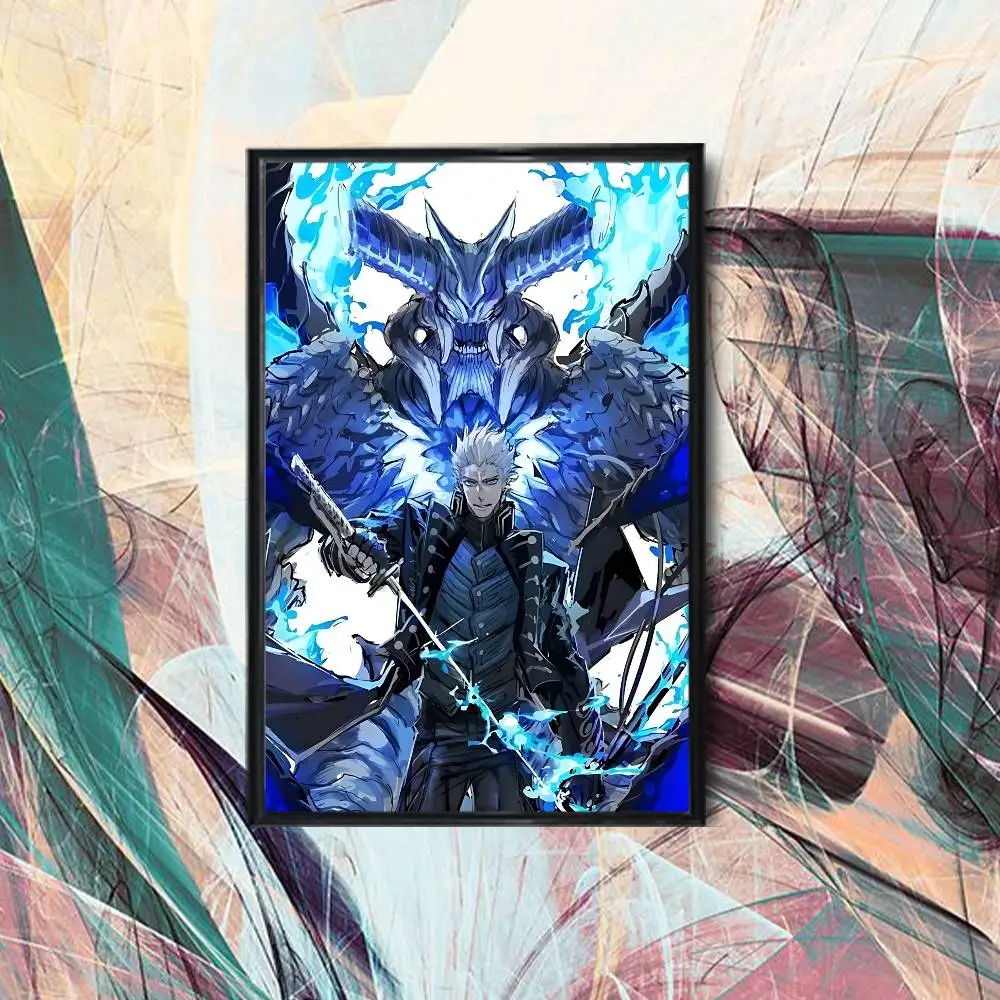 Maximum combat power Vergil DMC Dante Poster Poster Paper Print Home Living Room Bedroom Entrance Bar Cafe Painting Decoration