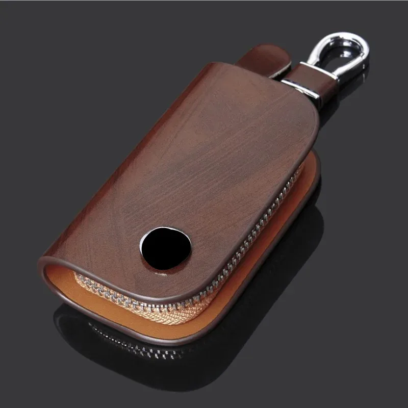 

Universal Car Key Bag Cover Case Leather Key Wallet For Opel Chevrolet Jeep Hyundai Ford Mazda Nissan Infiniti Car Accessories