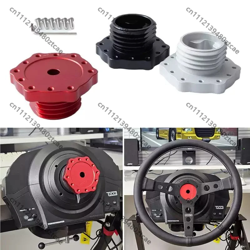 Sim Racing Steering Wheel Hub Adapter Base Modification Connector For Game Steering Wheel Upgrade Replacement Accessory
