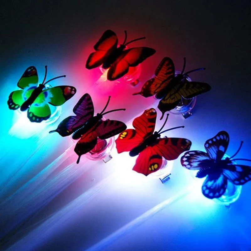 Hair Light Christmas Decorations LED Headband Party Hairlights Halloween Glowing Butterfly Braid Clip Neon Flash Light Glow Rave