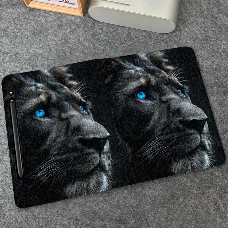 

Lion Dark Popular Cool For Samsung Galaxy Tab S9 S10 S6 S7 S8 FE Plus Lite Inch Foldable Cover Tablet Case