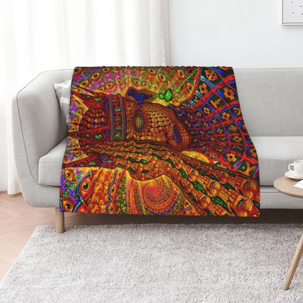 Overclocked Cortex Throw Blanket All Weather Soft Throw Blanket for Sofa