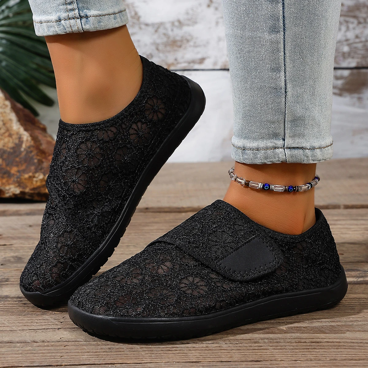 PUAMSS Summer Women's Wide Minimalist Barefoot Shoes Breathable Lace Walking Sneakers for Women Shoes Zero Drop Sole