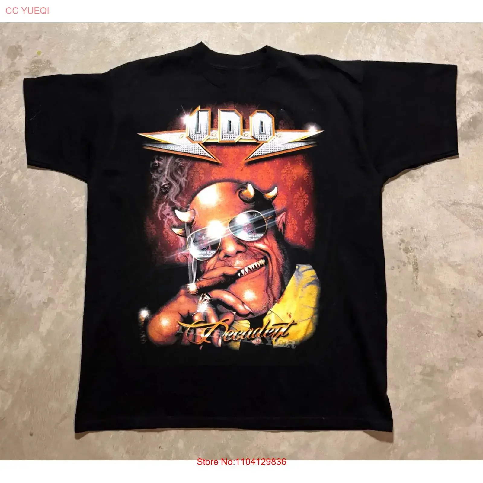 UDO Band Decadent Ablum Music T shirt S to 5XL UR177 vintage Washed homme Comfortable Top For Everyday Wear fashion Versatile