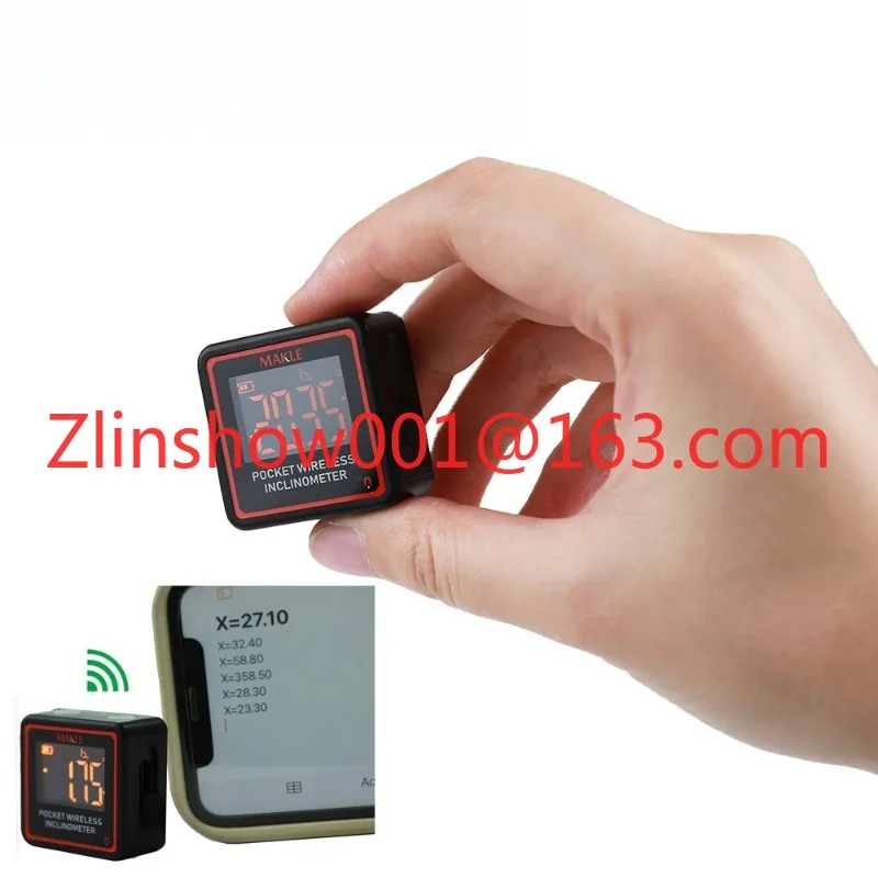 Mini Digital Display Inclinometer Miniature Pocket Electronic Inclinometer Transmission Angle Meter Slope Meter