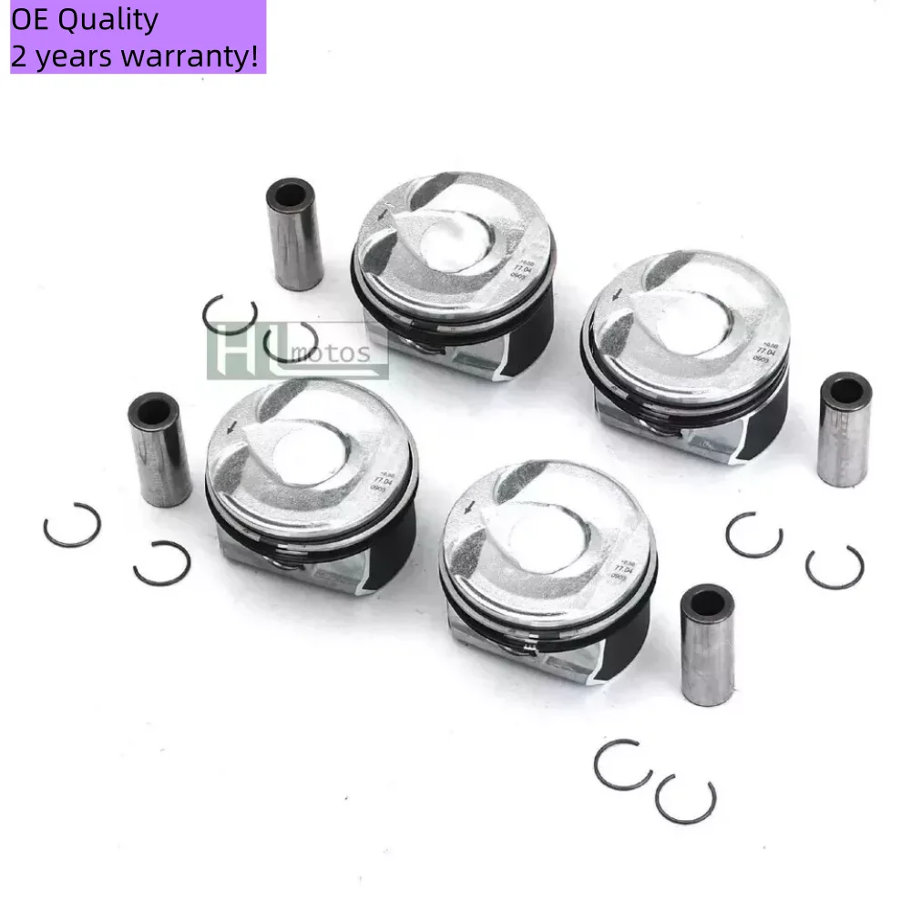 Набор поршневых колец с длительным сроком службы, 4 цилиндра, большой размер +0,50 мм для MINI Cooper S JCW R55 R56 R57 R58 R59 N14B16A N14B16C 1,6 Turbo