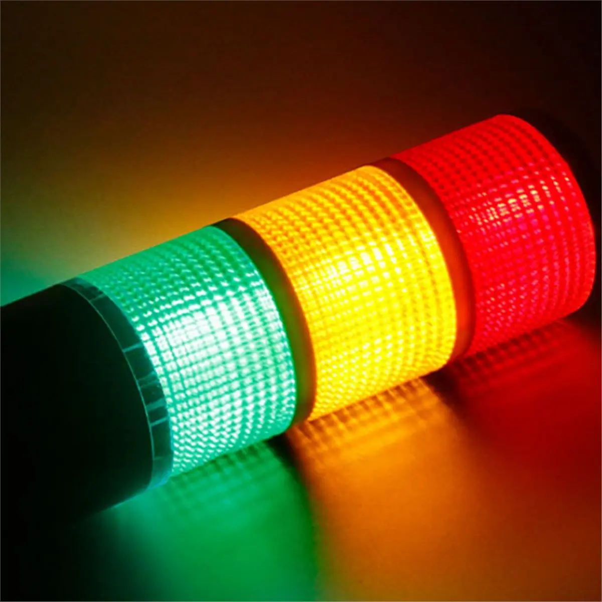 A43TBG CNC Machine LED Signal Tower Lights DC12-24V with Buzzer for Industrial Warning