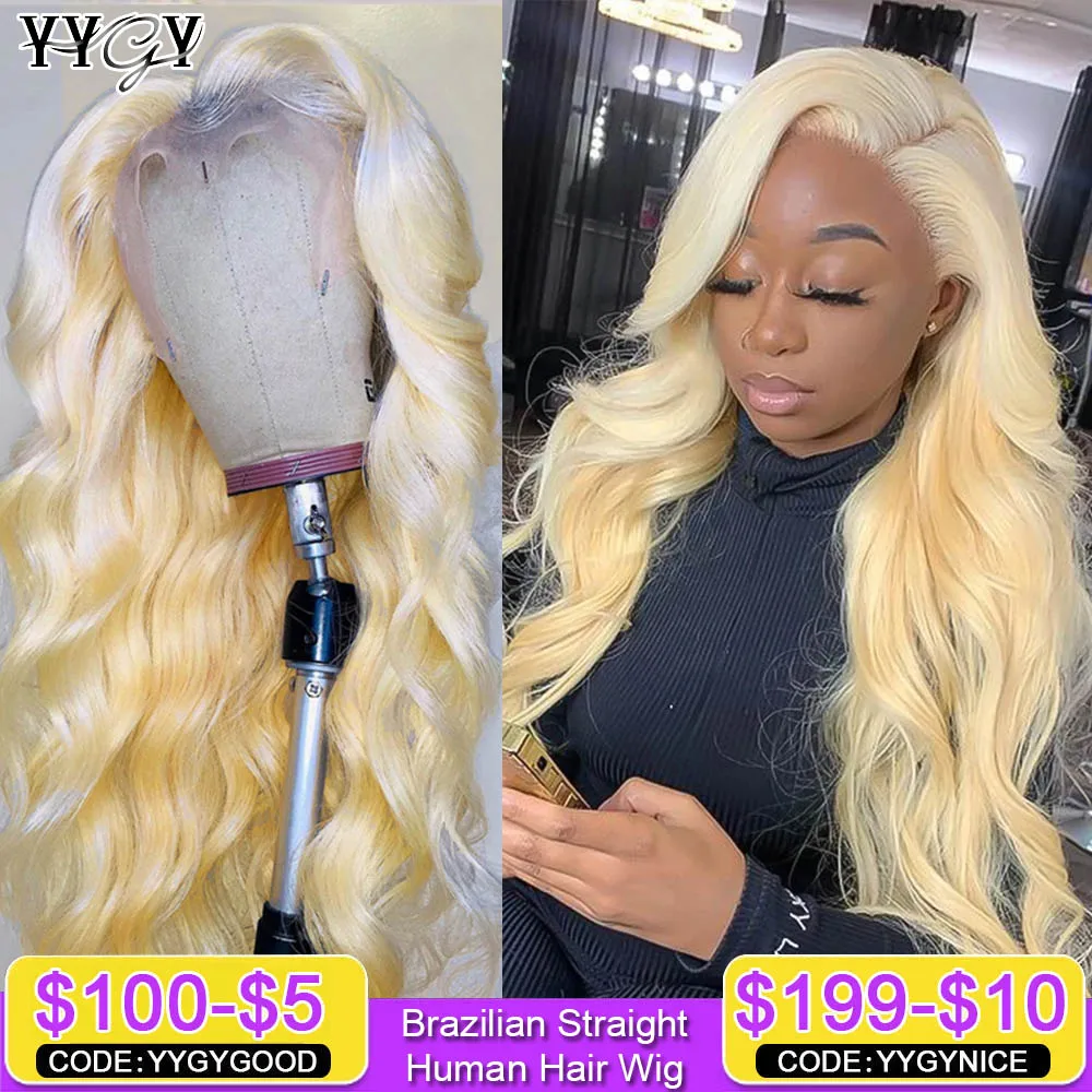 

613 Blonde HD Lace Wig 13x6 Human Hair For Women Body Wavy Human Hair Wig 30 34 Inch Lace Wig Honey Blonde Lace Frontal Wigs